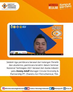 Pembicara Ke Empat Seminar Nasional Technopex 2021